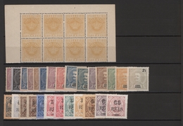 Kap Verde: 1881/1952, Nice Lot Of The Portugues Time. Mostly Mint Hinged Or With Some Gum Adhesions, - Islas De Cabo Verde