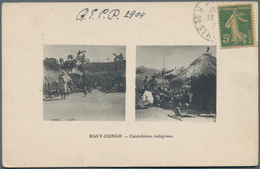 Kongo (Brazzaville): 1900/1960, Box With More Then 400 Historical Postcards With Only A Small Part O - Autres & Non Classés