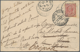 Libyen: 1912/1990 (ca.), Holding Of Apprx. 150 Covers/cards From Some Italian Period Incl. A 1912 Po - Libye