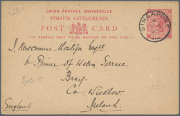Malaiische Staaten - Straits Settlements: 1879-1940's POSTAL STATIONERY: Collection Of More Than 180 - Straits Settlements