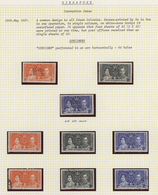 Malaiische Staaten - Straits Settlements: 1910/1955, Sophisticated Balance In An Album, Comprising A - Straits Settlements