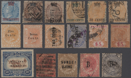 Malaiische Staaten: 1860's-1940's Ca: Collection And Accumulation Of Some Hundred Stamps, Mint And U - Federated Malay States