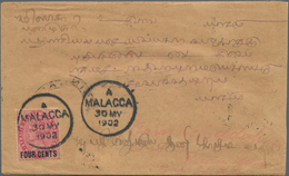 Malaiische Staaten - Malakka: 1902-1962 The Post Officies Of Malacca: 19 Covers From 15 Different Po - Malacca