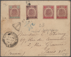 Malaiische Staaten - Perak: 1890's-1960's Ca.: Accumulation Of About 2500 Covers From Various Post O - Perak