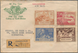 Malaysia: 1950's-60's Mostly: About 125 FDC's From Malaysian States, Malaysia, Singapore, North Born - Malesia (1964-...)