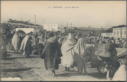 Marokko: 1900/1960, Box With Over 1600 Historical Postcards With Different Topics Like Culture, Reli - Used Stamps