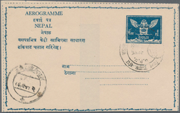 Nepal - Ganzsachen: 1959-modern AEROGRAMS: Collection And Stock Of About 880 Aerograms, From First I - Otros & Sin Clasificación