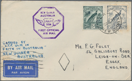Neuguinea: 1930's AIRMAIL: Ten Covers Including First Flights, Registered Mail And FDC's, With Vario - Papua New Guinea