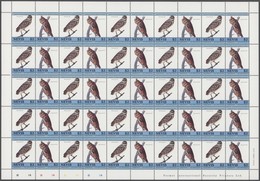 Nevis: 1983/1985, Big Investment Accumulation Of Full Sheets And Part Sheets. Varying Quantity: From - St.Kitts And Nevis ( 1983-...)