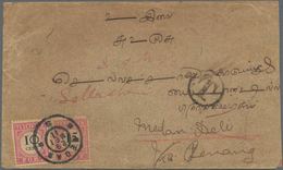 Niederländisch-Indien - Portomarken: 1911-26: Eight Insuff. Franked Covers From India All With Nethe - Indes Néerlandaises