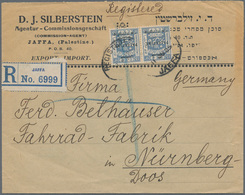 Palästina: 1925/72, Covers (9 Inc. One Used Ppc,), Plus Israel (18 Inc. One Used Stationery), Regist - Palästina