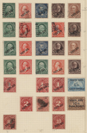 Puerto Rico: 1899/1900, Mint And Used Assortment/collection Of 30 Stamps On Album Page, Comprising " - Puerto Rico