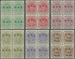 Transvaal: 1900/1901, Coat Of Arms With Overprints Incl. 'V.R.I.' Part Set Of Nine ½d. To 2s.6d., 'E - Transvaal (1870-1909)