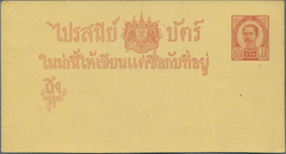 Thailand: 1899/1948, Lot Covers (13) Mint And Mostly Used Stationery (19), Inc. 1894 Unissued Design - Thailand