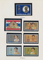 Thailand: 1987 Five Year Booklets Containg The Issued Stamps, No Miniature Sheets, Each Includes The - Thailand