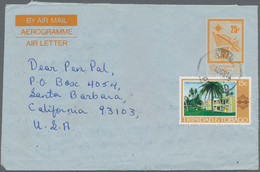 Trinidad Und Tobago: 1950/81 (ca.), Approx. 560 Pieces Of Covers And Air Letter Stationeries, Includ - Trinidad & Tobago (1962-...)