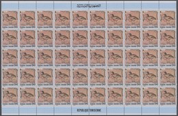 Tunesien: 1970/1991, Big Investment Accumulation Of Full Sheets, Part Sheets And Souvenir Sheets. Va - Gebraucht