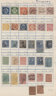 Uruguay: 1858/1960 (ca.), Used And Unused Collection On Album Pages With Main Value In The Classic A - Uruguay