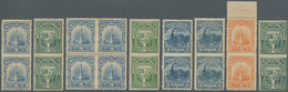 Uruguay: 1899/1900, Definitives "Pictorials", Specialised Assortment Of 42 Stamps Incl. Mainly Partl - Uruguay