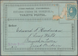 Venezuela - Ganzsachen: 1884/1980 (ca.) Lot Of Ca. 120 Unused/CTO-used And Used Postal Stationeries, - Venezuela