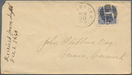 Vereinigte Staaten Von Amerika: 1850/1914 Ca. 70 Letters And Commercially Used Postal Stationery Env - Cartas & Documentos