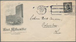 Vereinigte Staaten Von Amerika: 1861/1994 (ca.) Holding Of Ca. 590 Letters, Cards, Picture-postcards - Cartas & Documentos