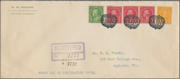 Vereinigte Staaten Von Amerika: 1923/48 Approx. 490 Letters Of Internal Mail From Daily Use, Single - Brieven En Documenten