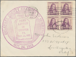 Vereinigte Staaten Von Amerika: 1926/73 Ca. 800 FDC's, Many Different Motives, Diferent Town Cancels - Briefe U. Dokumente