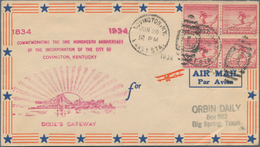 Vereinigte Staaten Von Amerika: 1932/72 (ca.) Accumulation Of Ca 500 Letters, Many Attractive Pictur - Storia Postale