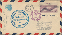 Vereinigte Staaten Von Amerika: 1932/72 (ca.) Accumulation Of Ca 500 Letters, Many Attractive Pictur - Cartas & Documentos