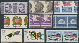 Vereinigte Staaten Von Amerika: 1960/2000 (ca): Small Lot With Curiosities, Mostly Missplaced Perfor - Briefe U. Dokumente