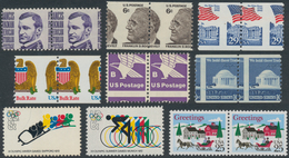 Vereinigte Staaten Von Amerika: 1960/2000 (ca): Small Lot With Curiosities, Mostly Missplaced Perfor - Lettres & Documents