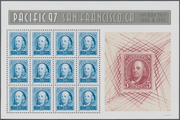 Vereinigte Staaten Von Amerika: 1997, Benjamin Franklin, Michel No. 2830 In 4372 Mini Sheets, Each W - Lettres & Documents