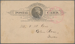 Vereinigte Staaten Von Amerika - Ganzsachen: 1875/1920 Accumulation Of Ca. 290 Used Postal Stationer - Other & Unclassified