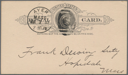 Vereinigte Staaten Von Amerika - Ganzsachen: 1875/91 Holding Of Ca. 470 Used Postal Stationery Cards - Altri & Non Classificati