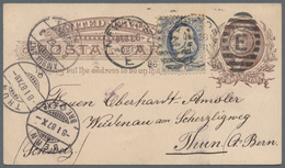 Vereinigte Staaten Von Amerika - Ganzsachen: 1875/98 Research Holding From A Specialized Collector O - Sonstige & Ohne Zuordnung