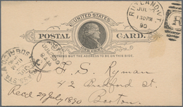 Vereinigte Staaten Von Amerika - Ganzsachen: 1887/90 (ca.), Old Box With Nice Collection Of Ca. 660 - Altri & Non Classificati