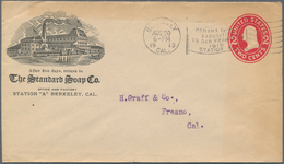 Vereinigte Staaten Von Amerika - Ganzsachen: 1892/1980 Ca. 400 Unused/CTO-used And Used Postal Stati - Other & Unclassified