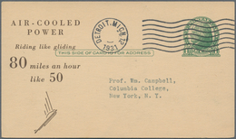 Vereinigte Staaten Von Amerika - Ganzsachen: 1931/35, 18 Preprinted And Used Postal Stationery Cards - Autres & Non Classés