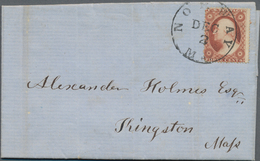 Vereinigte Staaten Von Amerika - Stempel: 1857/1951, Interesting Group With 11 Covers/postcards And - Marcofilie