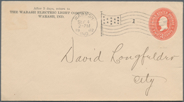 Vereinigte Staaten Von Amerika - Stempel: 1895/1943 Ca. 150 Letters, Cards, Picture-postcards And Po - Marcofilia