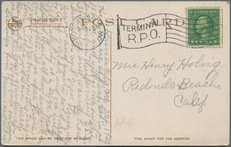 Vereinigte Staaten Von Amerika - Stempel: 1899/1950 Ca. 110 Letters, Cards, Picture-postcards And Po - Storia Postale