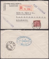 Chine - Lettre Yv.159 Entête " German Asiatic Trading Co" En Recom. De Shanghai Vers Tangermuende (RD305)DC5819 - 1912-1949 Repubblica