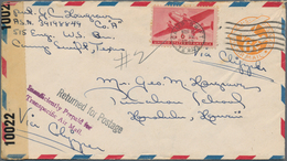 Vereinigte Staaten Von Amerika - Besonderheiten: 1887/1999 Ca. 40 Letters And Postal Stationery Enve - Autres & Non Classés