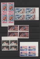 Wallis- Und Futuna-Inseln: 1962/1997, Collection With 287 Different Blocks Of Four = 1148 IMPERFORAT - Otros & Sin Clasificación