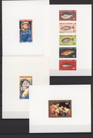 Wallis- Und Futuna-Inseln: 1979/1997, Collection With 161 Different "Epreuve De Luxe" Or "bloc-feuil - Altri & Non Classificati