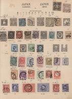 Alle Welt: EUROPA Und ÜBERSEE: 1850/1957 Ca., Urige Sammlung In Drei Alten Schaubekschwarten Quer Du - Collezioni (senza Album)