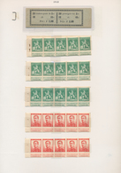 Alle Welt: 1913/1980 (ca.), Booklets And Booklet Panes, Collection Of Booklets And Exploded Booklets - Collections (sans Albums)