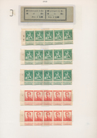 Alle Welt: 1913/1980 (ca.), Booklets And Booklet Panes, Collection Of Booklets And Exploded Booklets - Colecciones (sin álbumes)