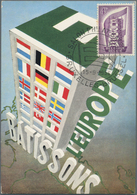 Alle Welt: 1930's-1960's Ca.: More Than 560 Maximum Cards Worldwide, Most Of Them From European Coun - Collections (without Album)